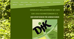 Desktop Screenshot of djk-schwetzingen.de