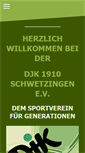 Mobile Screenshot of djk-schwetzingen.de